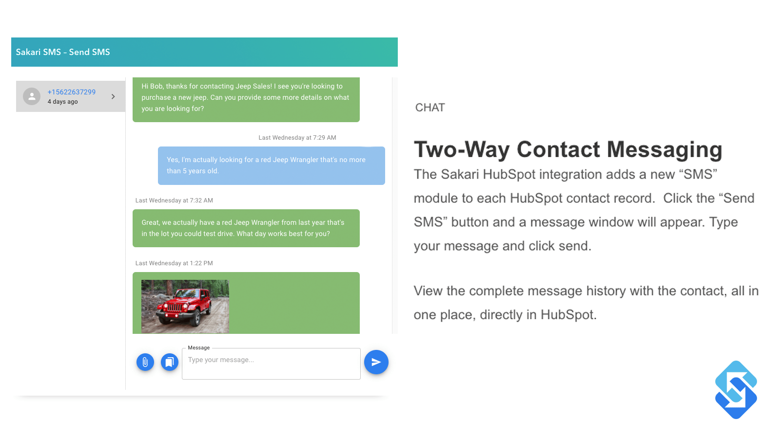 SMS Two-way Messaging